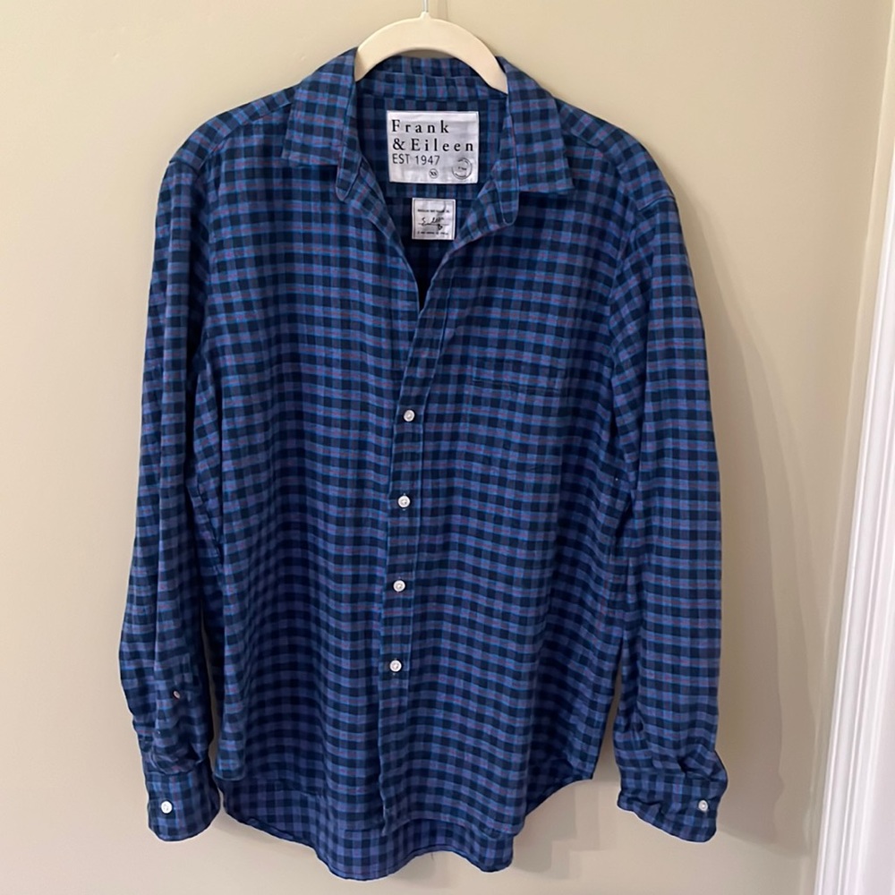 Frank and Eileen flannel top